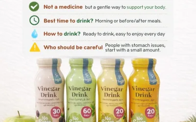 🍎 Vinegar Drink: The secret item for staying healthy… without forcing yourself!