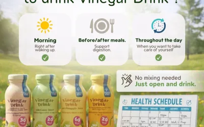 🕒 When is the best time to drink a Vinegar Drink? Pick your perfect moment! 🥤✨